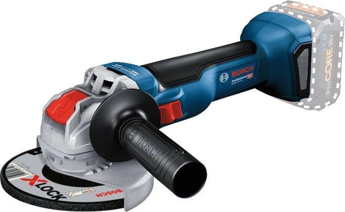 Bosch Professional GWX 18V-10 X-LOCK Haakse Slijper 125mm