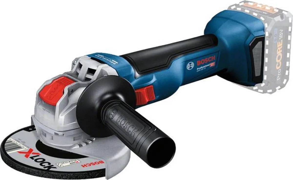 Bosch Professional GWX 18V-10 X-LOCK Haakse Slijper 125mm - Koolborstelloos