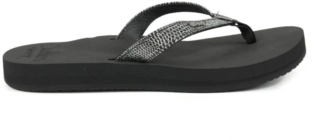Reef Star Cushion Sassyblack/Silver Teenslipper - Zwart/Zilver - 36 - afbeelding 5 van 6