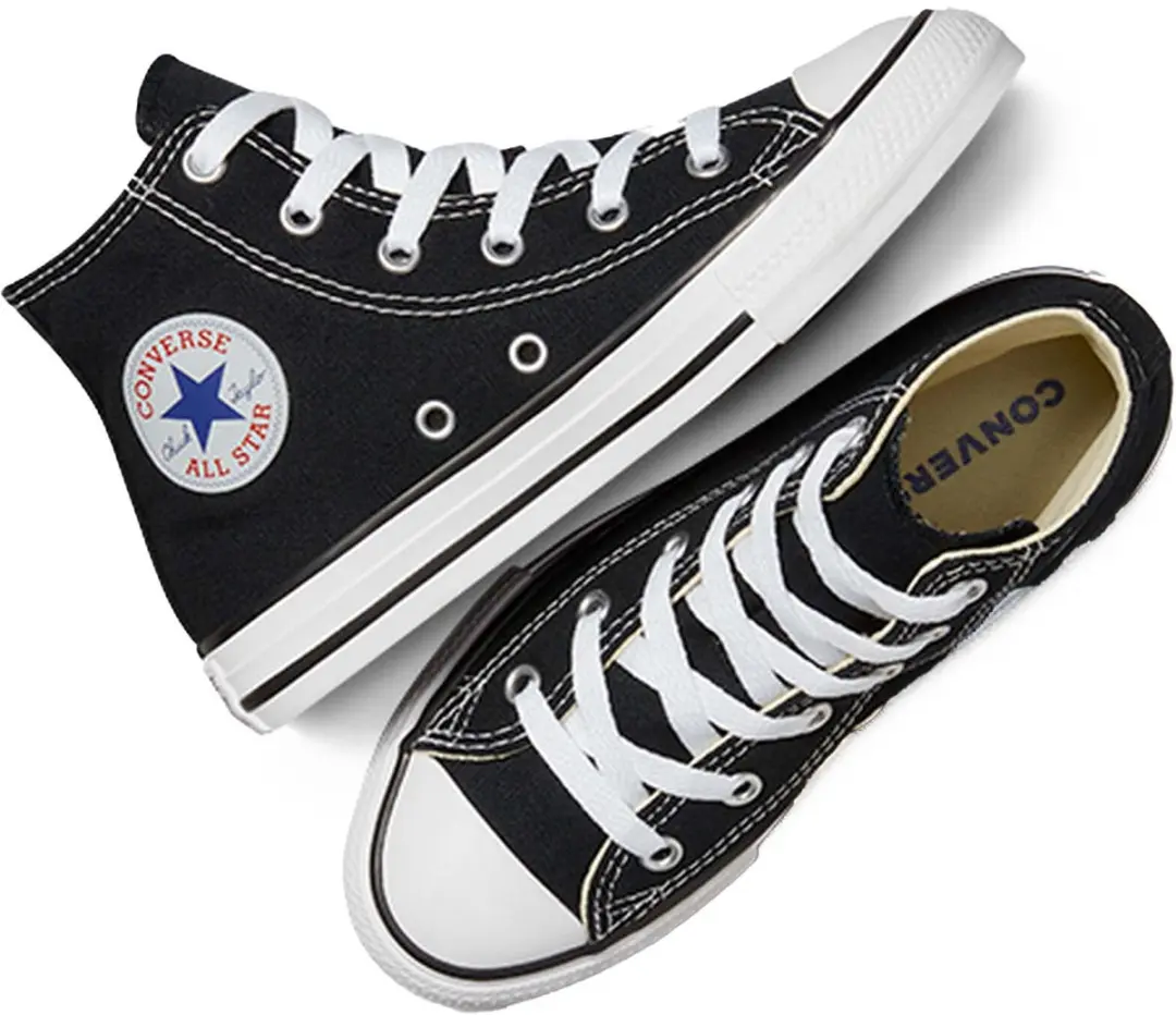 Converse CTAS Hi Meisjes Sneakers - Zwart - Maat 30 - afbeelding 3 van 6