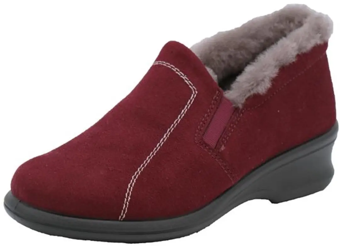 Rohde Dames Pantoffel 2516-41 - Donkerrood - Maat 38