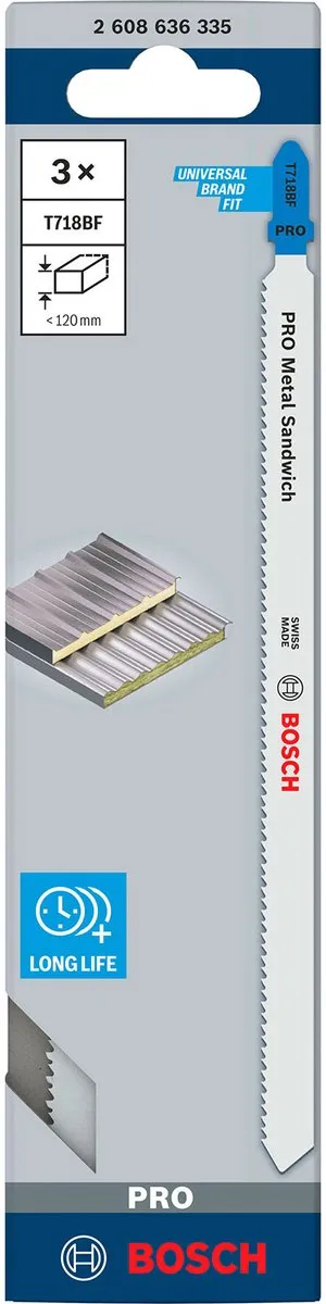 Bosch Professional DECOUPEERZB T718BF 3 Metaalzaagblad