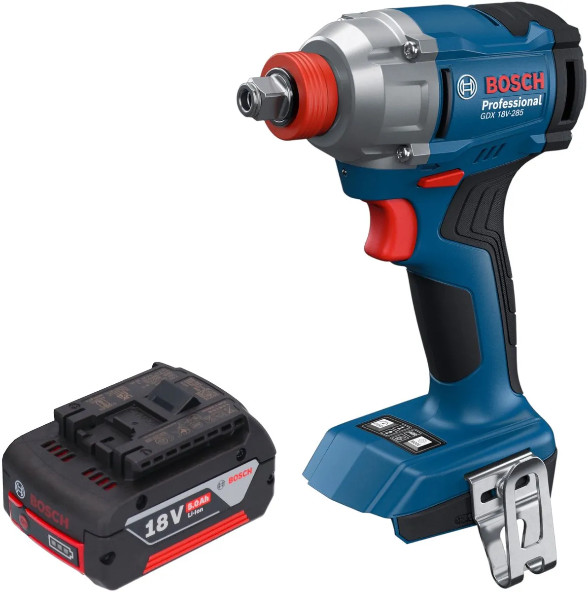 Bosch Professional GDX 18V-285 Accu-slagschroevendraaier 285Nm