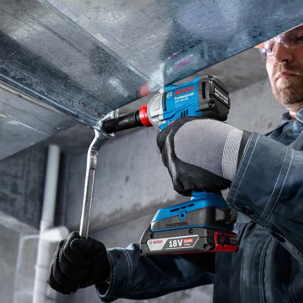 Bosch Professional GDX 18V-285 Accu-slagschroevendraaier 285Nm - 1x 5,0Ah