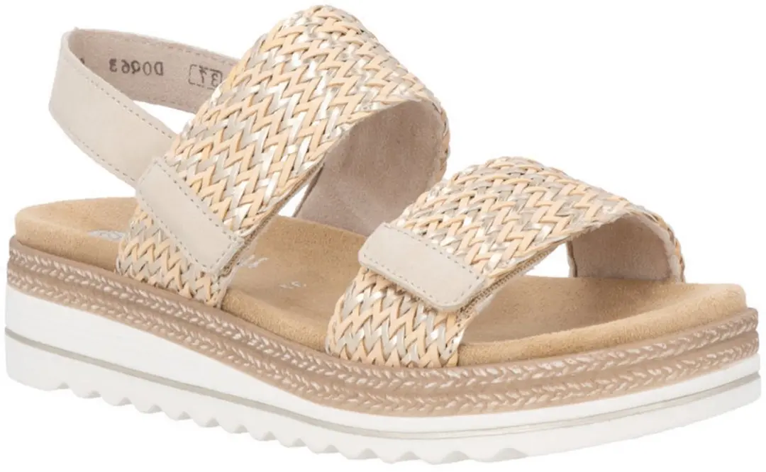 Remonte D0Q63 Sandalen - Beige - Maat 41 - afbeelding 3 van 6