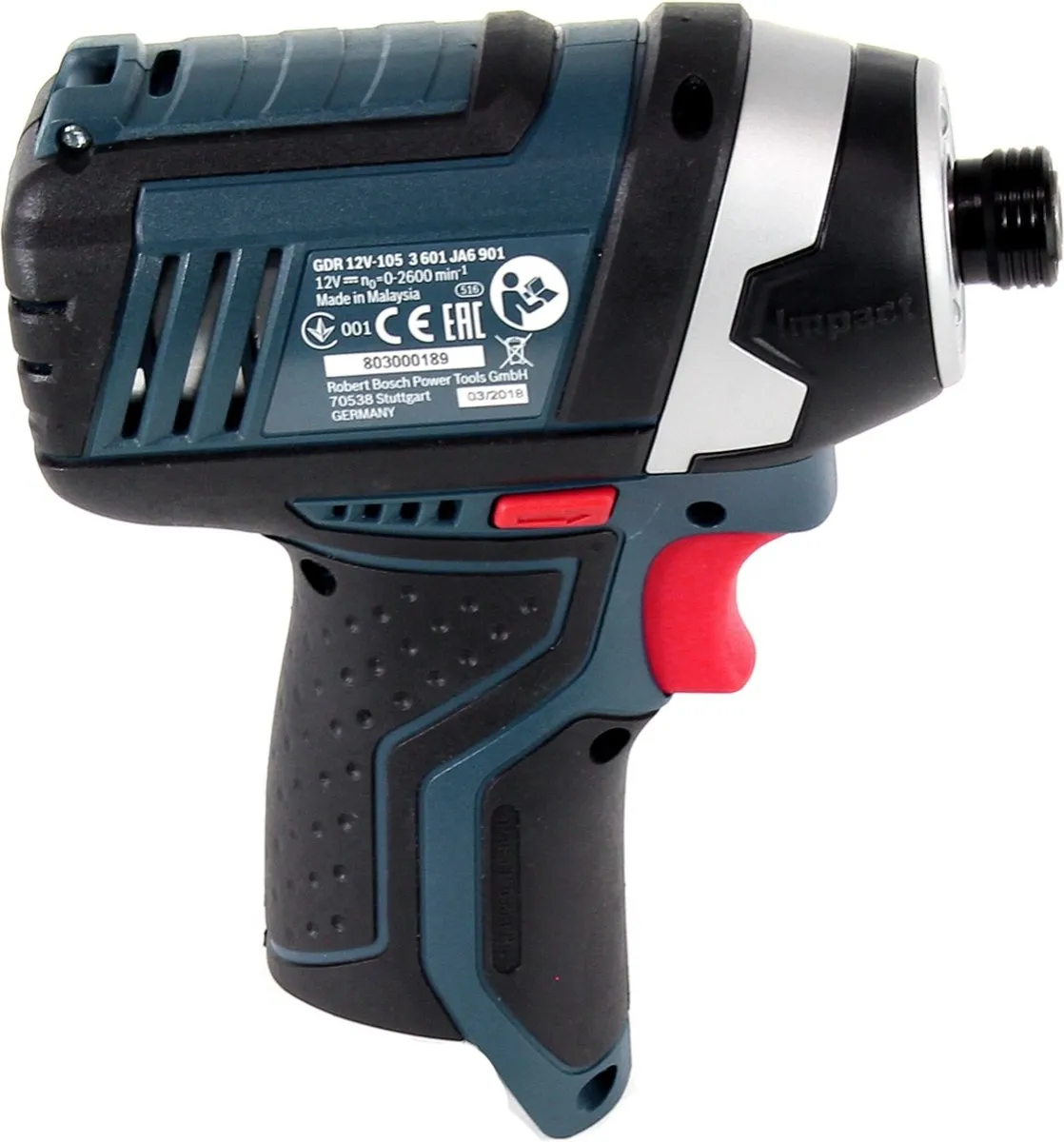 Bosch Professional GDR 12V-105 Accu-slagmoersleutel 105Nm - 2.0Ah