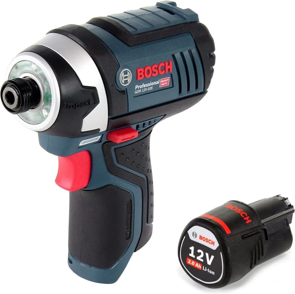Bosch Professional GDR 12V-105 Accu-slagmoersleutel 105Nm - 2.0Ah