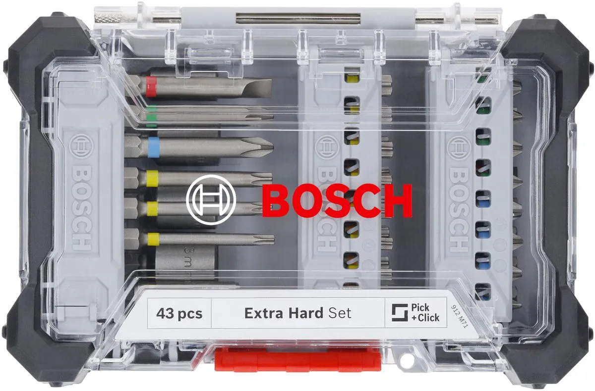 Bosch Professional Extra Hard Schroefbitset 43-delig 2607017723