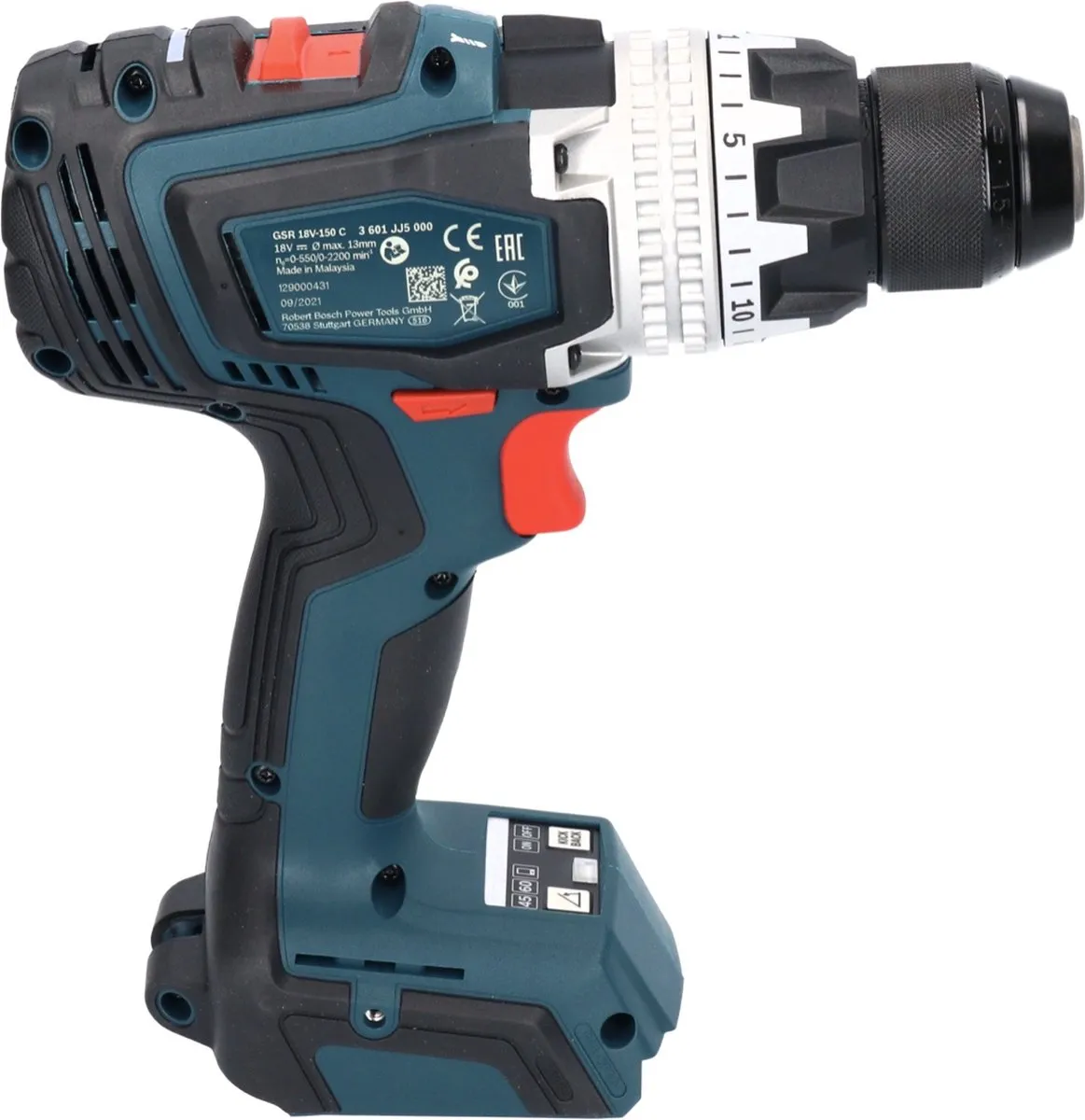 Bosch Professional GSR 18V-150 C Accuboormachine - 2 Snelheden - afbeelding 2 van 6