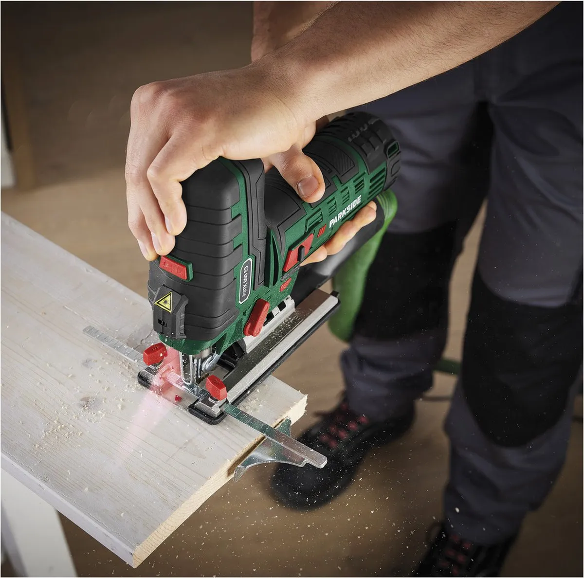 PARKSIDE Decoupeerzaag 800W - 3100 tpm - Lasergeleiding