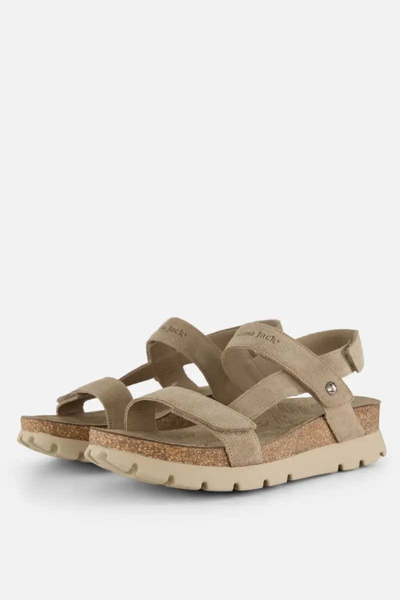 Panama Jack Selma Sandalen taupe Suede