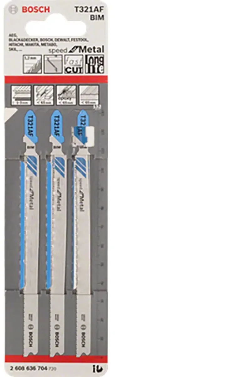 Bosch Professional DECOUPEERZB T321AF Decoupeerzaagblad Metaal - 5 Speed