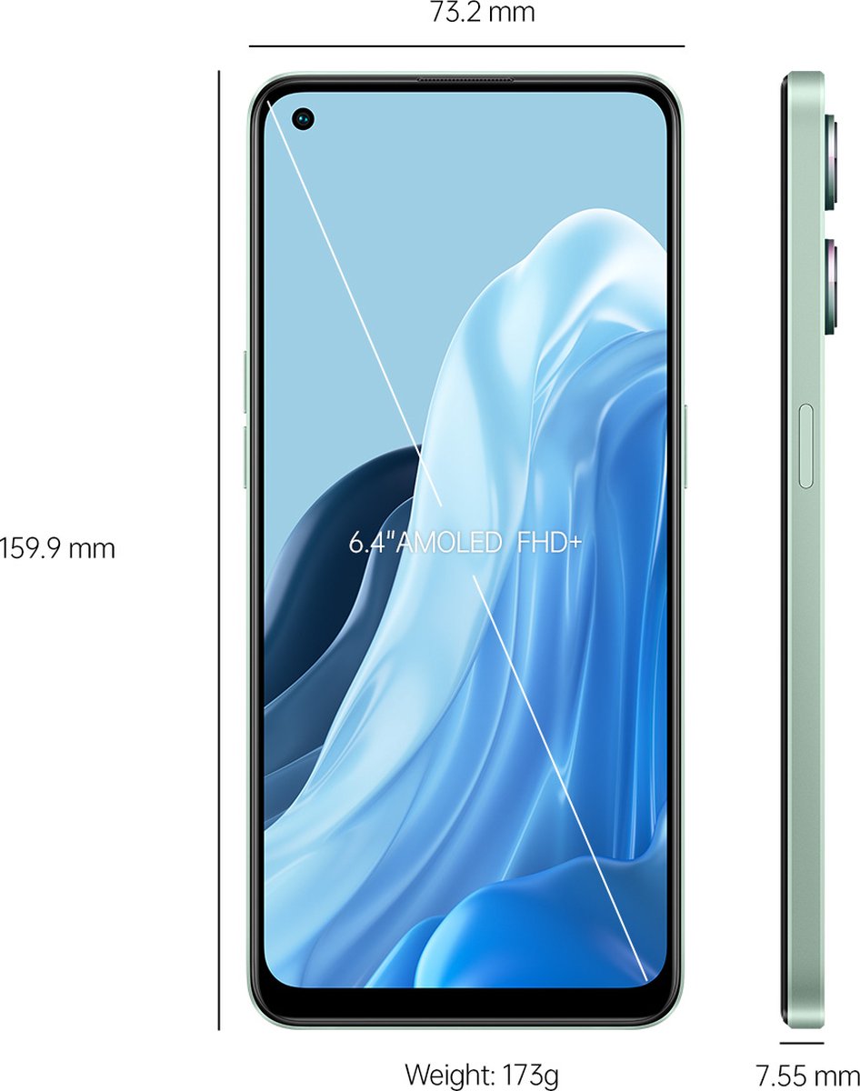 OPPO Reno8 Lite - 128GB - Rainbow Spectrum