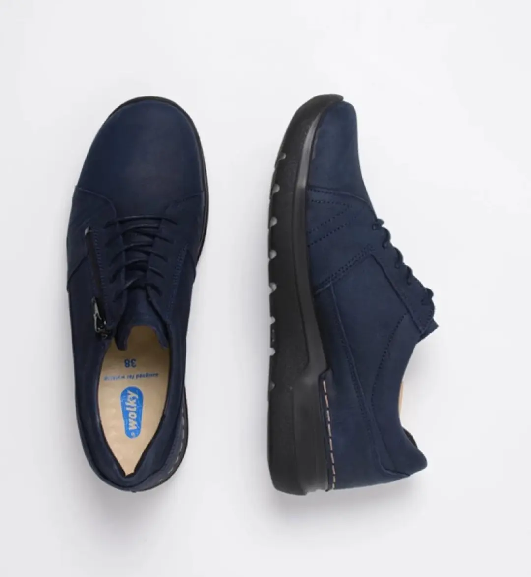 Wolky Feltwell Veterschoenen - Blauw Nubuck