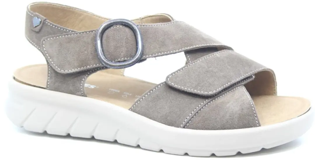 Hartjes Calypso Sandalen - Grijs Suede - 42 - afbeelding 6 van 6