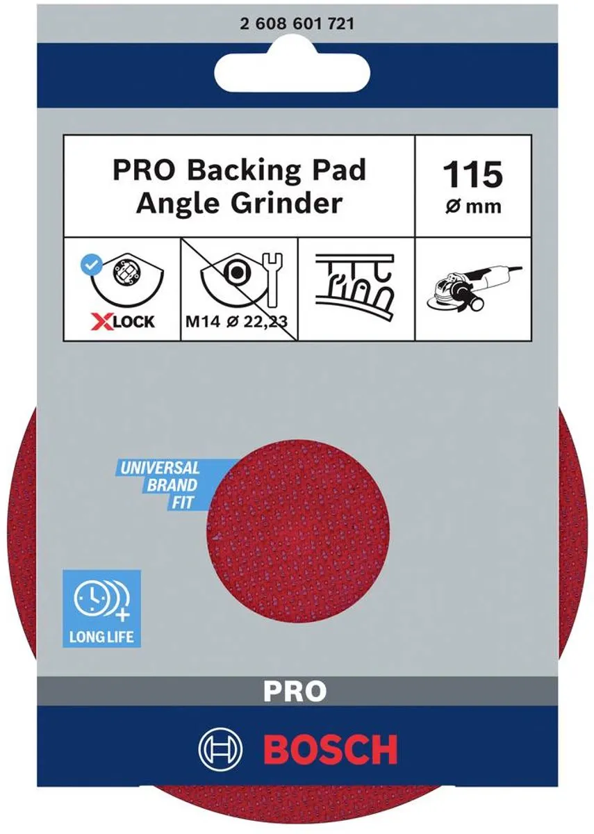 Bosch Professional X-Lock Klittenbandschijf 115mm