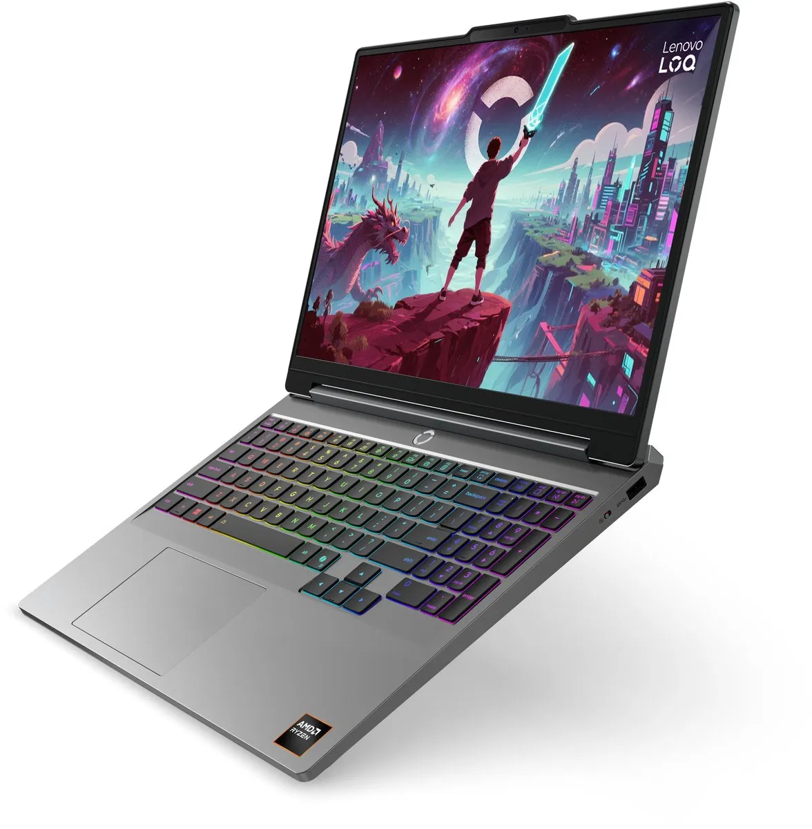 Lenovo LOQ 15AHP11 Gaming Laptop - AMD Ryzen 7 RTX 5060 - 16GB 512GB Grijs - afbeelding 6 van 6