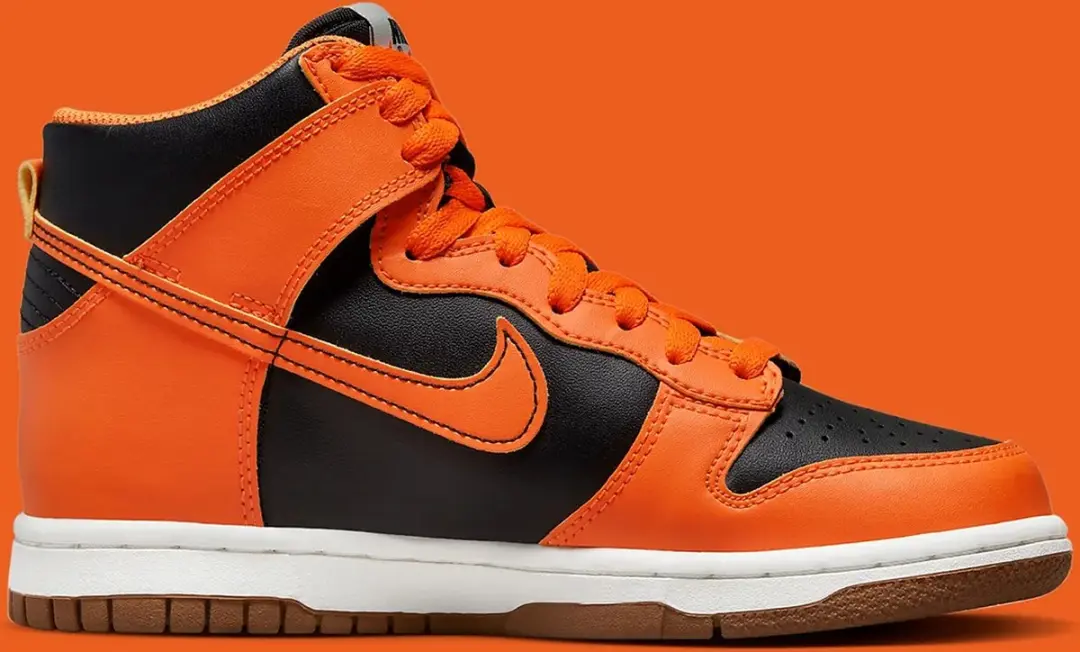 "Sneakers Nike Dunk High ""Black Orange"""