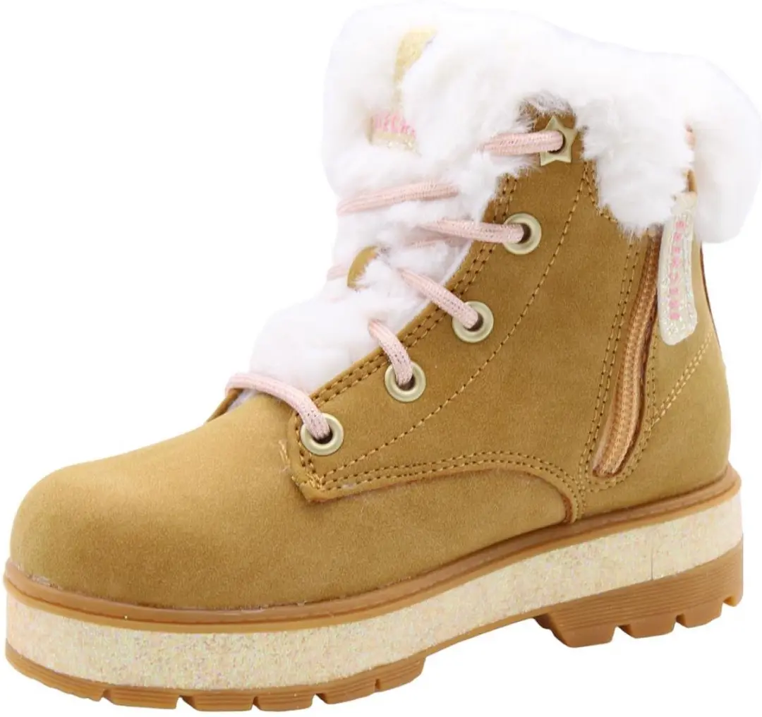 Skechers Street Glitz Meisjes Sneakers - Cognac Maat 29