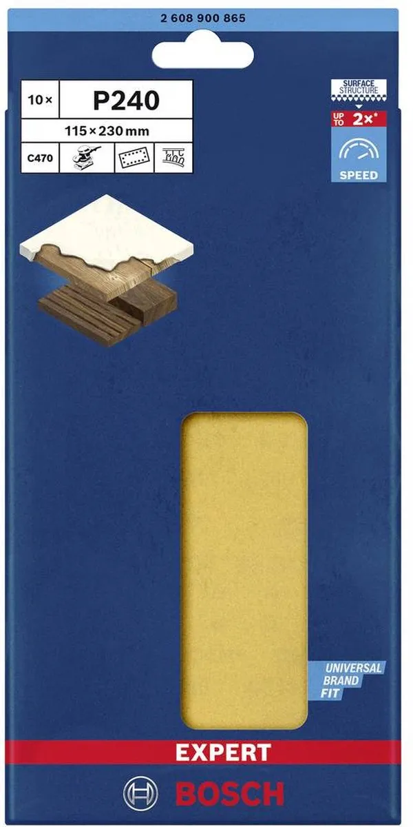 Bosch Professional Expert C470 Schuurpapier - 10 Stuks - afbeelding 6 van 6