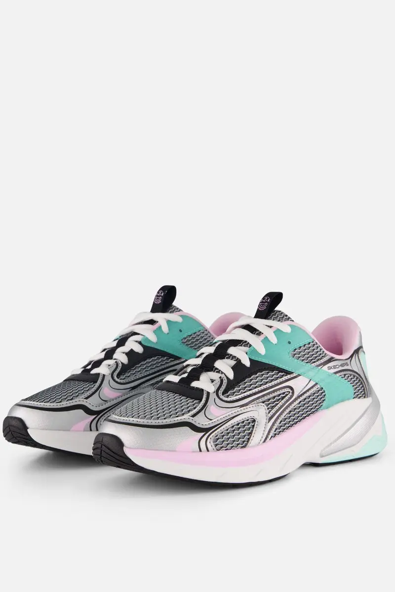Skechers S2K Sneakers zilver Synthetisch