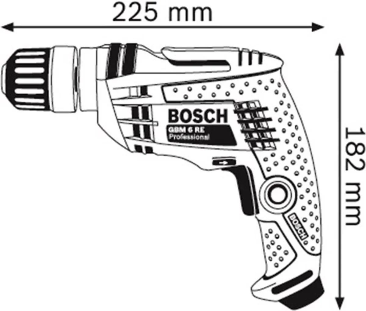 Bosch Professional GBM 6 RE Boormachine 350W
