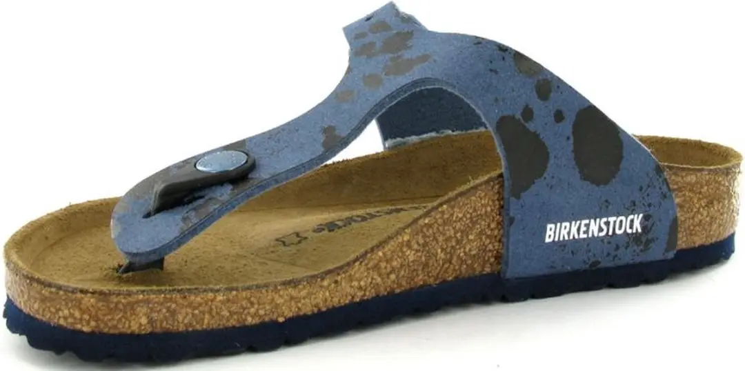 Birkenstock Gizeh Kids Teenslipper 30 - Blauwdessin - afbeelding 2 van 4