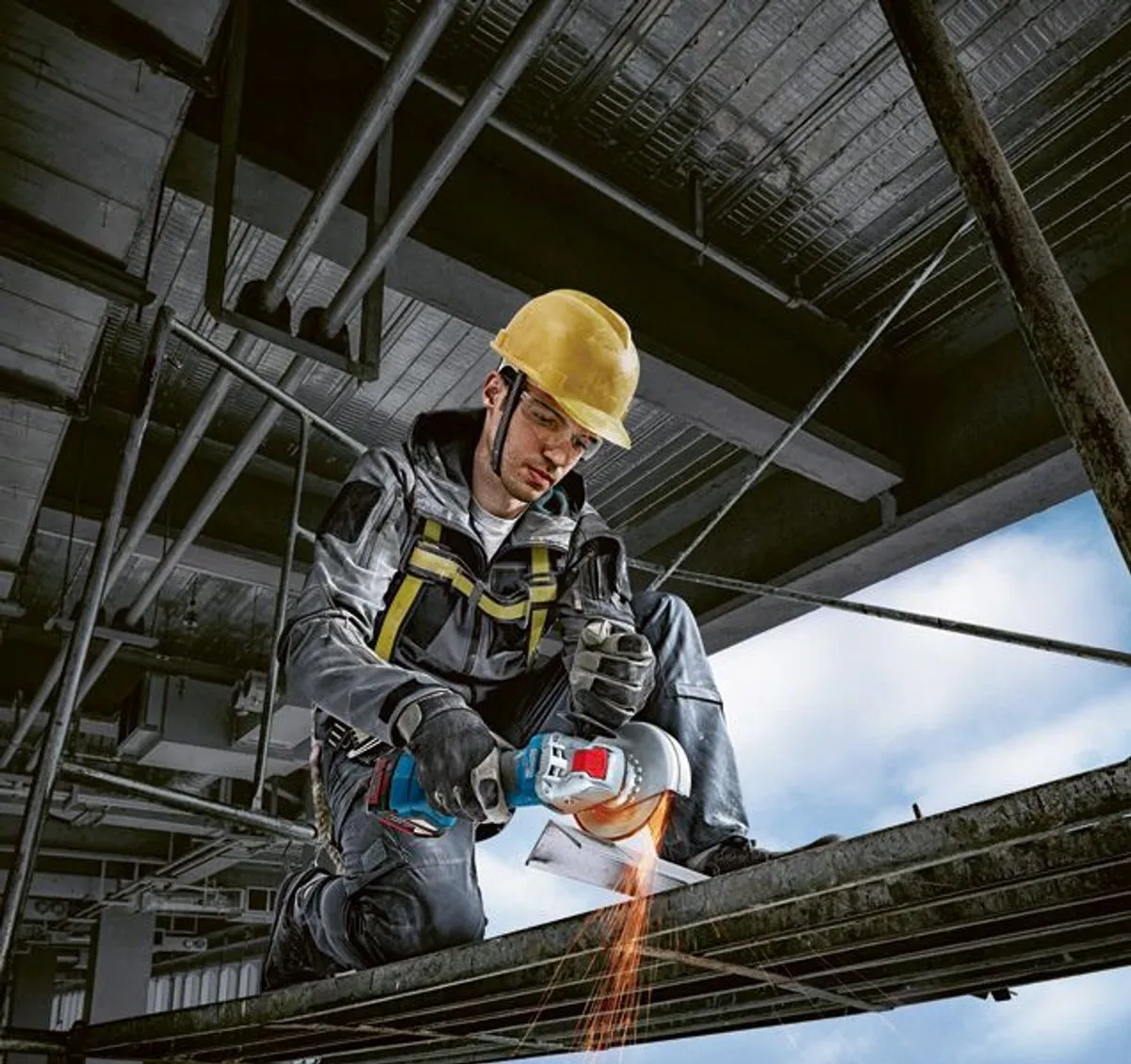Bosch Professional GWX 18V-7 Accu Haakse Slijper 125mm
