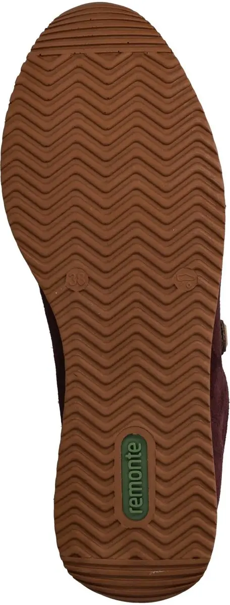 Remonte R0H19-30 Dames Sneakers - Aubergine Nubuck - 40 - afbeelding 6 van 6