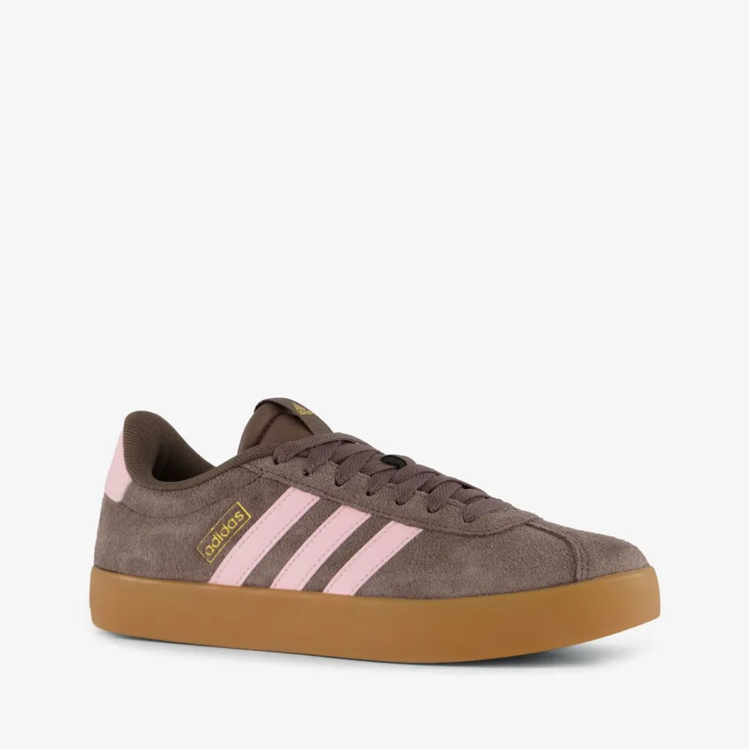 Adidas VL Court 3.0 suède dames sneakers bruin