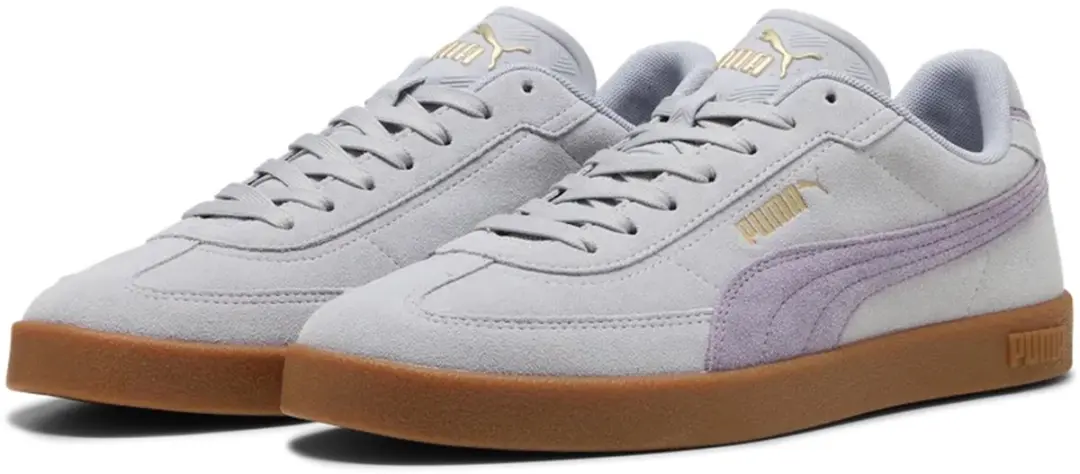 Puma Dames Club II Era Suede Sneaker 400717-28 Vibrant Silver-Lilac Luster