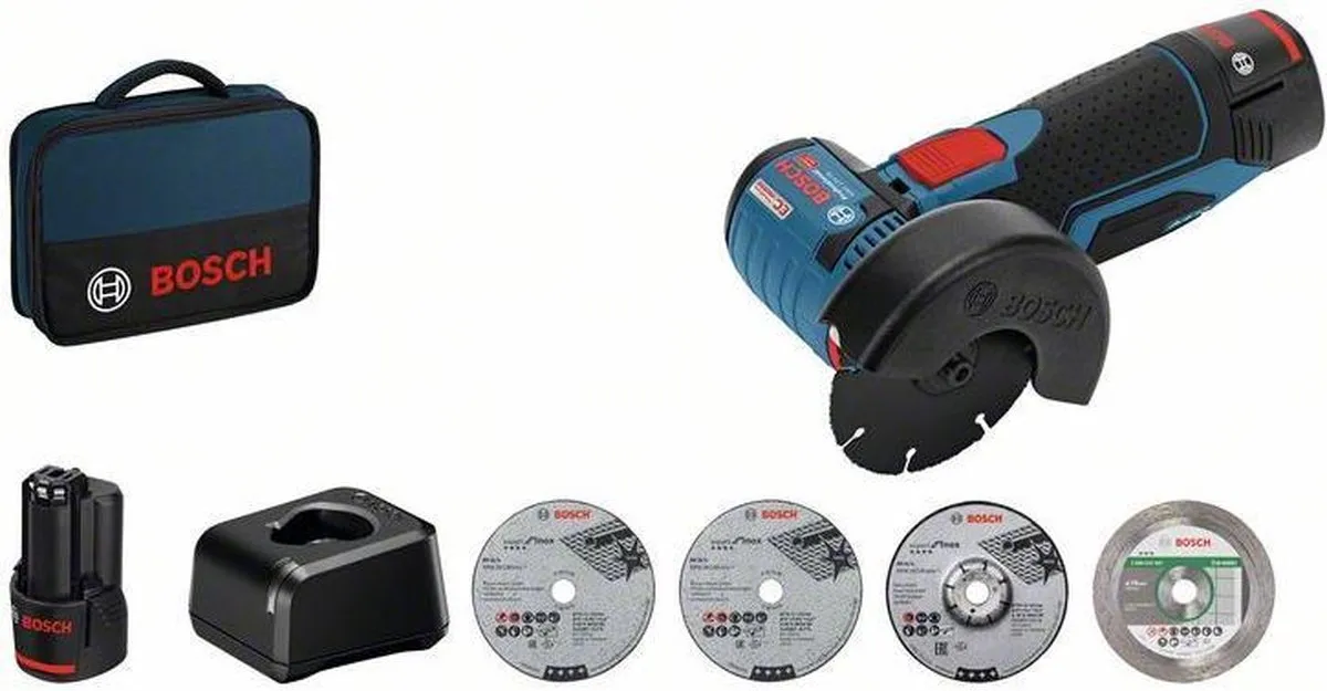 Bosch Professional GWS 12V-76 Accu Haakse Slijpmachine