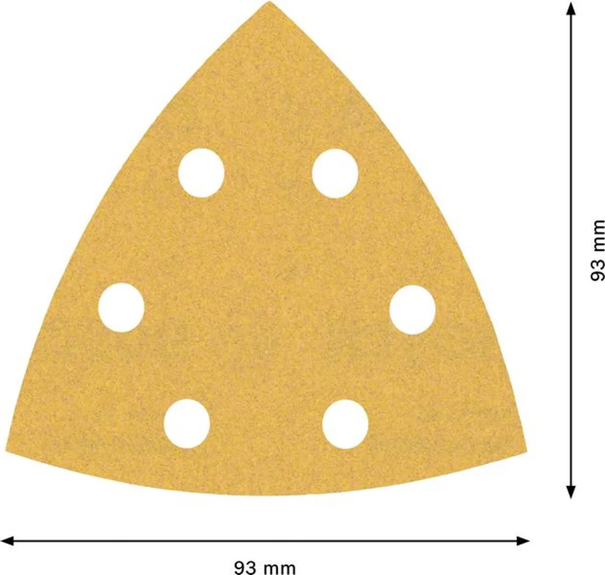 Bosch Professional 50x Expert C470 Schuurpapier 93mm