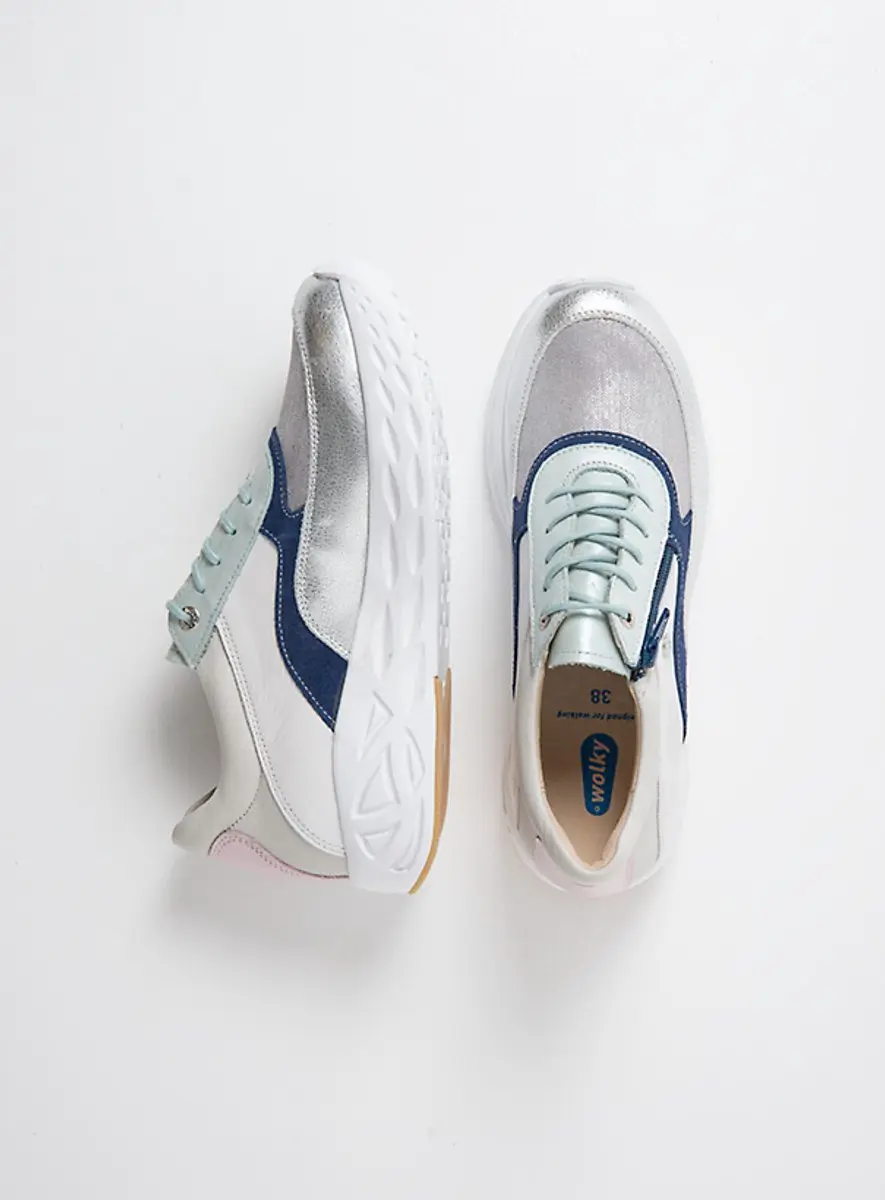 Wolky Dames Sneakers Vitality 05703 - Zilver - 39