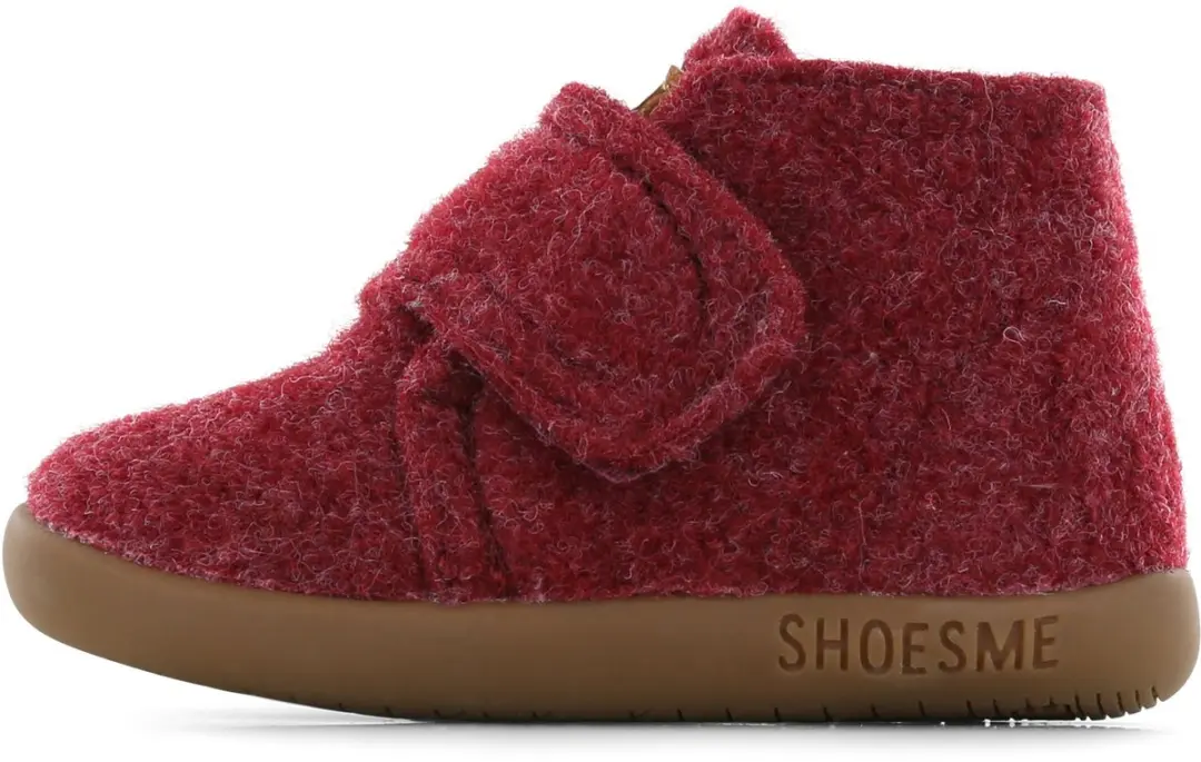 Shoesme Babyslofjes Vilt - Red - Maat 25 - afbeelding 5 van 5