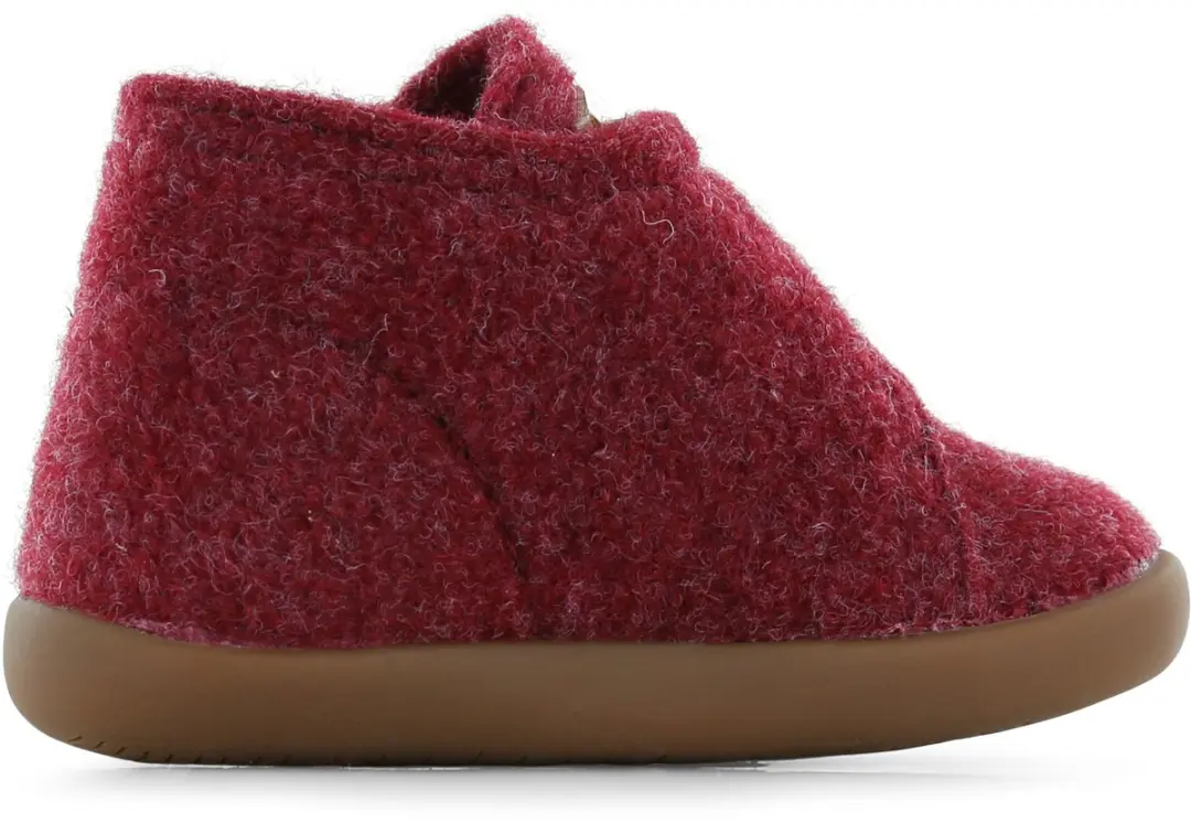 Shoesme Babyslofjes Vilt - Red - Maat 25 - afbeelding 4 van 5
