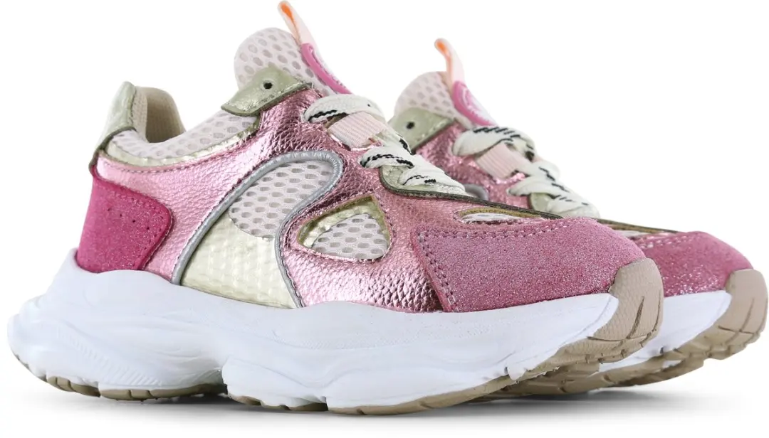 Shoesme Metallic Roze Veterschoenen 32 - afbeelding 6 van 6