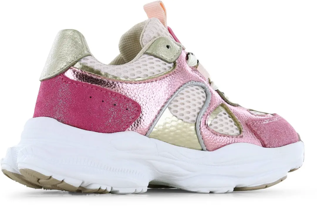 Shoesme Metallic Roze Veterschoenen 32 - afbeelding 2 van 6