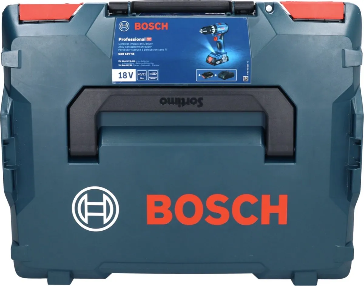 Bosch Professional GSB 18V-45 Klop-/schroefboormachine - 18V