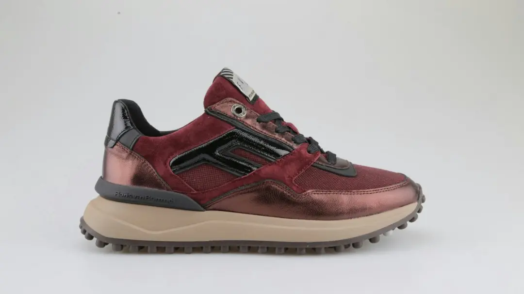 Floris van Bommel Sfw-10170 Noppi Sneakers - Dames - Rood - Maat 38 - afbeelding 6 van 6