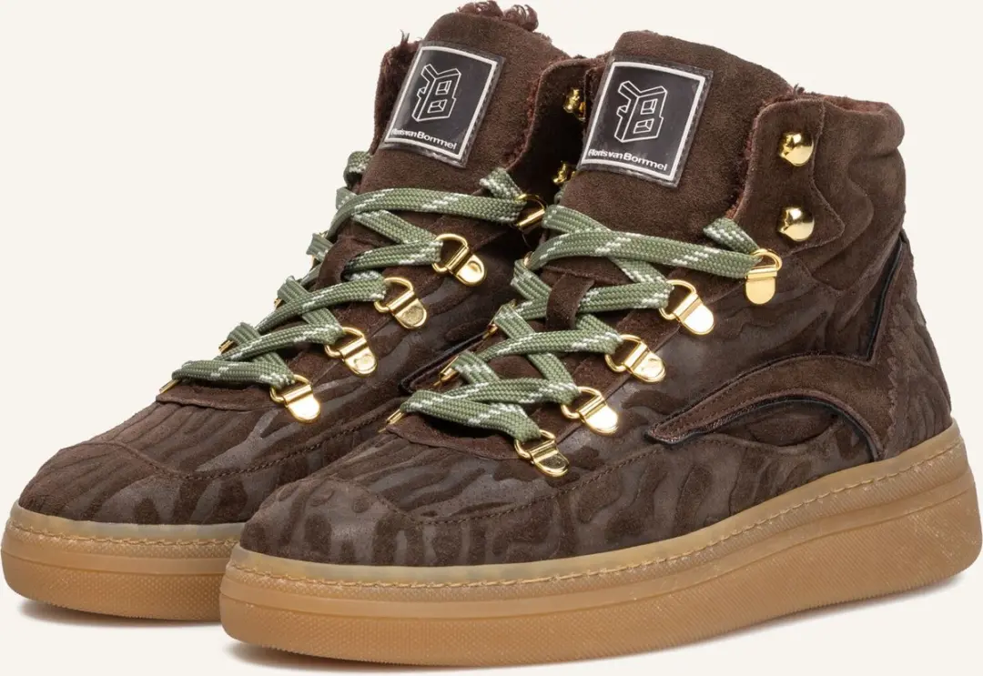 Floris Van Bommel SFW-10175 Fygi Sneakers - Bruin - afbeelding 2 van 5