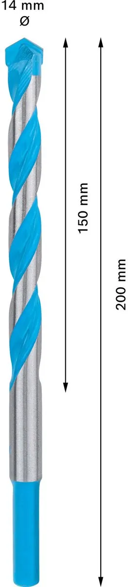 Bosch Professional EXPERT Univeelboor Cyl-9 Multiconstruction 14mm