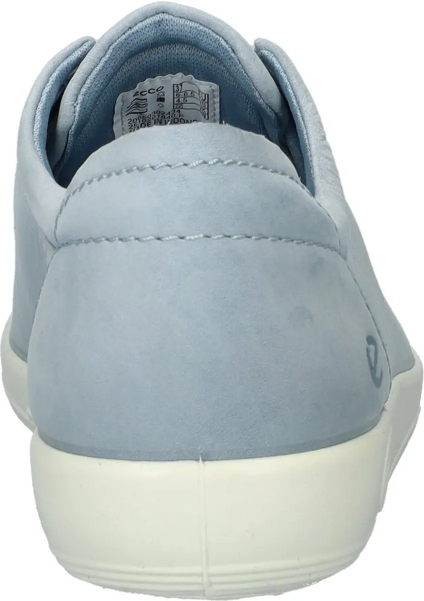 ECCO Soft 2.0 Sneakers 101527 - Blauw Nubuck - afbeelding 5 van 6