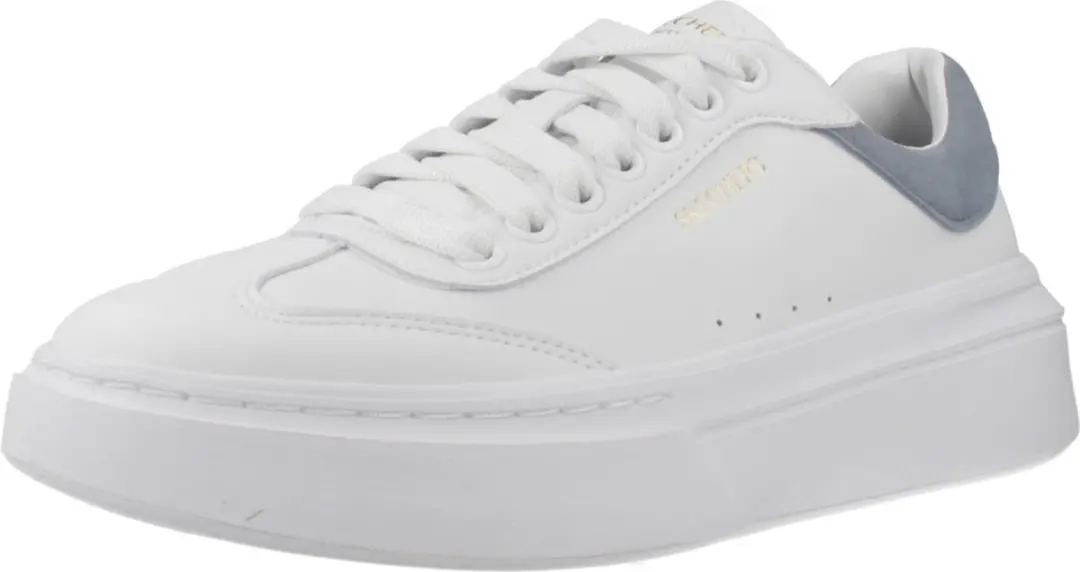 Skechers Cordova Classic Dames Sneakers - Wit/Grijs - Maat 39 - afbeelding 3 van 6