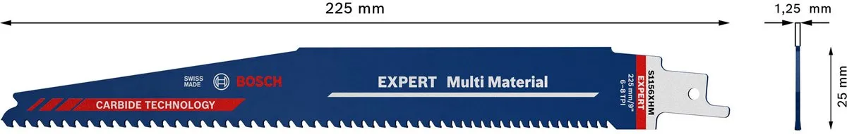 Bosch Professional 2608900392 Reciprozaagblad Expert Multi Material S 1156