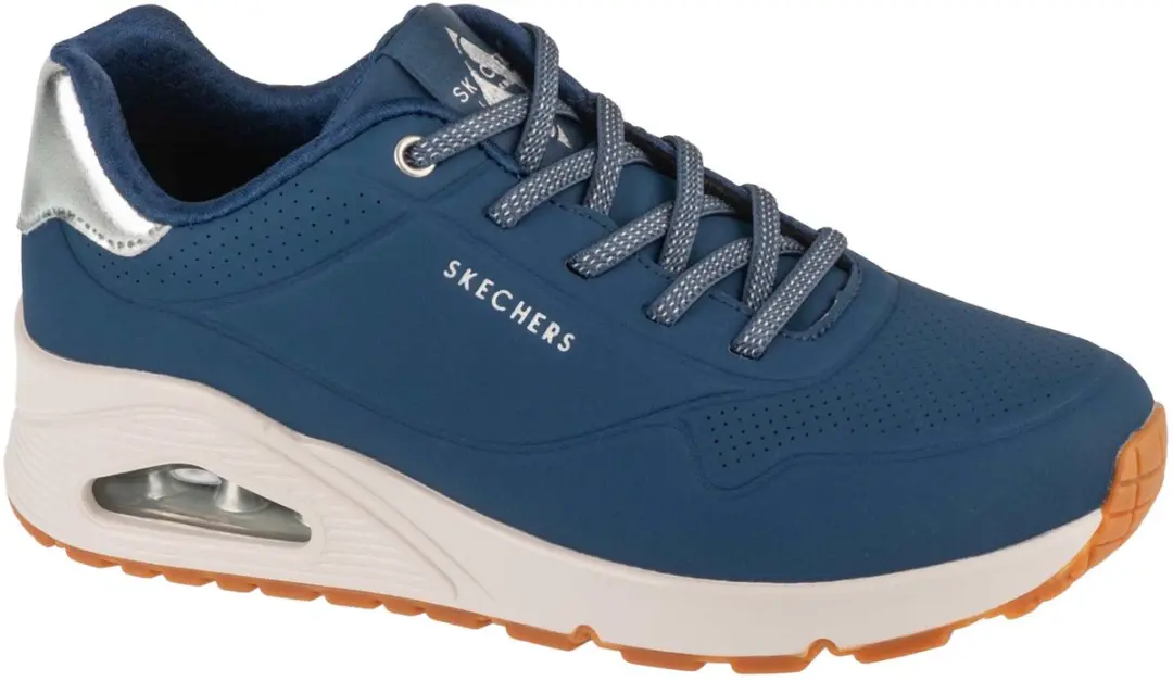 Skechers Uno-Shimmer Away, Vrouwen, Marineblauw, Sneakers, maat: 36,5