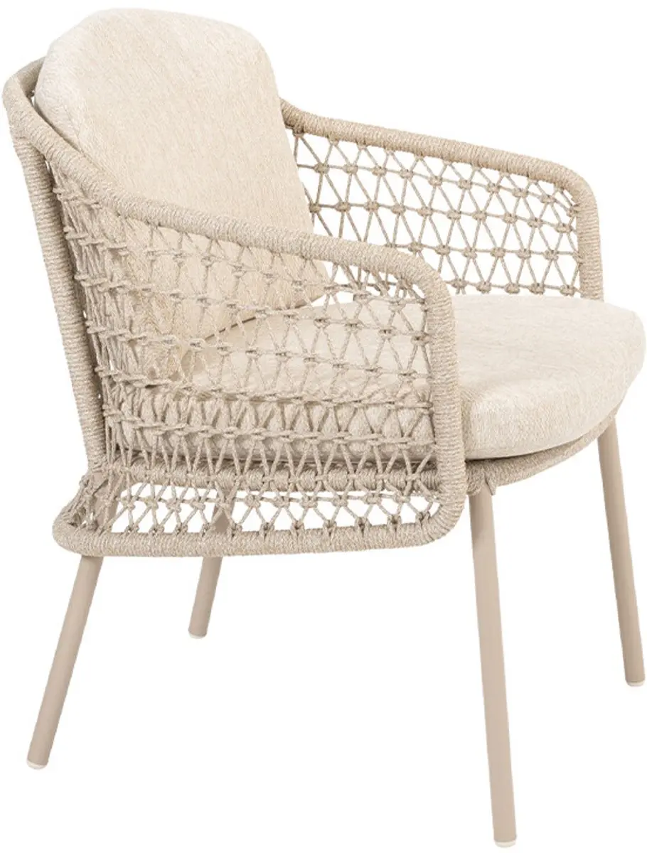 4 Seasons Outdoor Puccini Tuinstoel - Latte - afbeelding 6 van 6