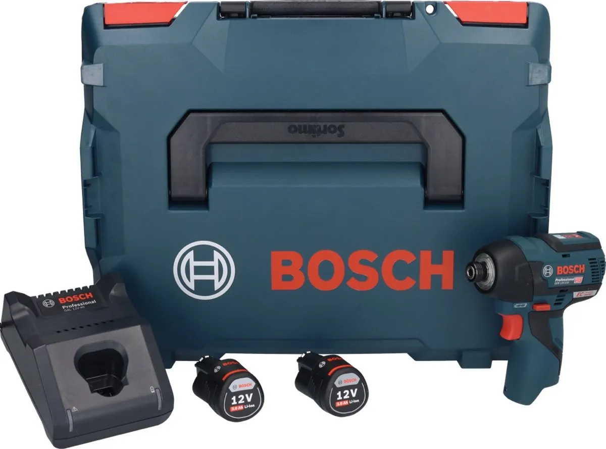 Bosch Professional GDR 12V-110 Accu Slagschroevendraaier 110Nm - 2x 3.0Ah