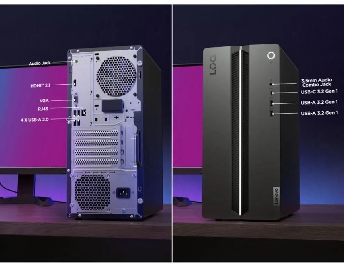 Lenovo LOQ Tower 17IRR9 Gaming PC - RTX 5060 8GB - 16GB RAM - 512GB SSD