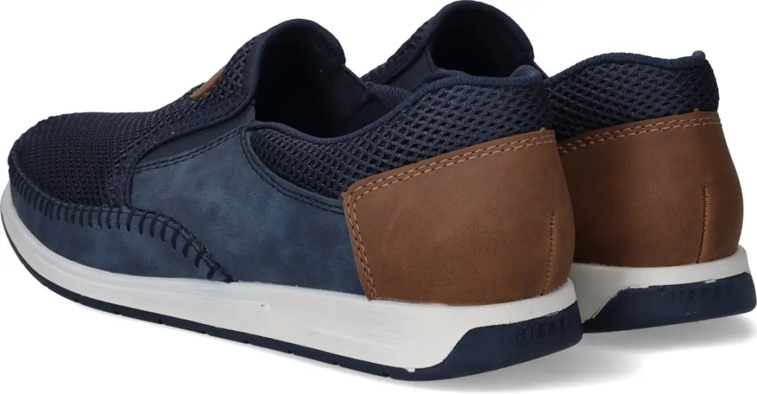 Rieker Heren Instappers - Blauw - 43 - afbeelding 5 van 6